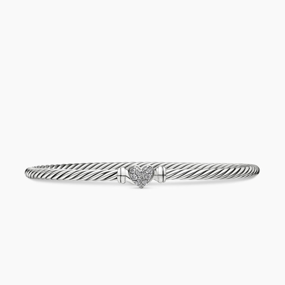 David Yurman Jewelry - David Yurman Classic Cable Heart Bracelet